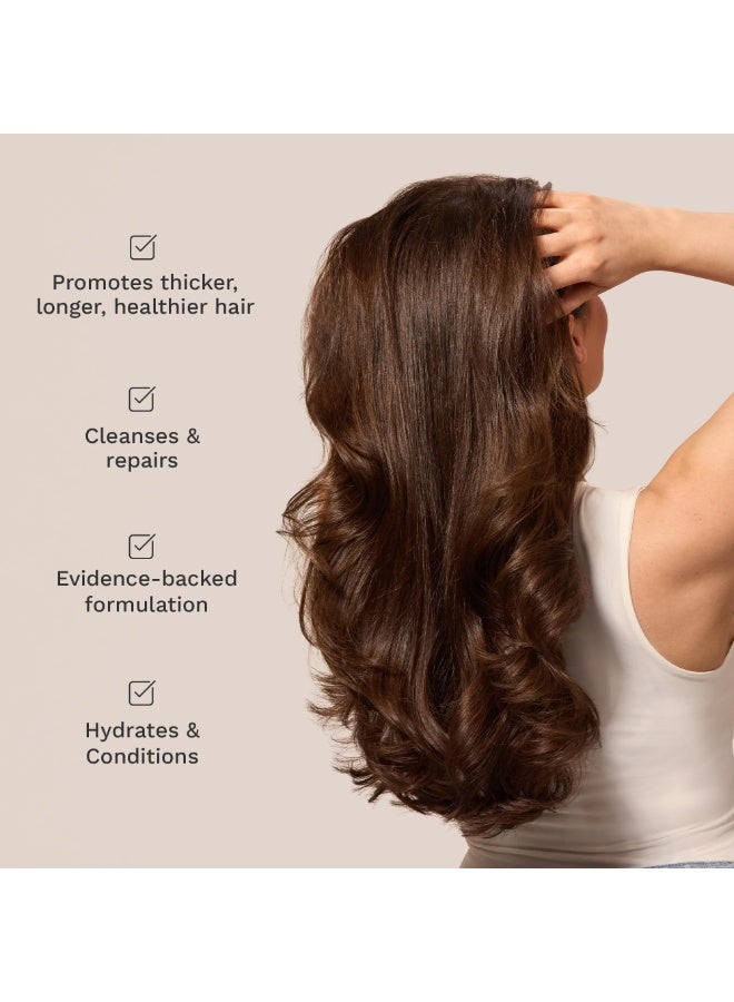 هيربرست شامبو لنمو الشعر - يقلل تساقط الشعر - يقوي النمو، خالٍ من  والبارابين، برائحة جوز الهند والأفوكادو،  مل - Image 4